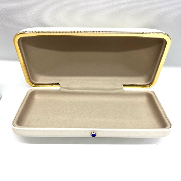 Boucheron Paris glasses case white leather - Picture 2 of 7